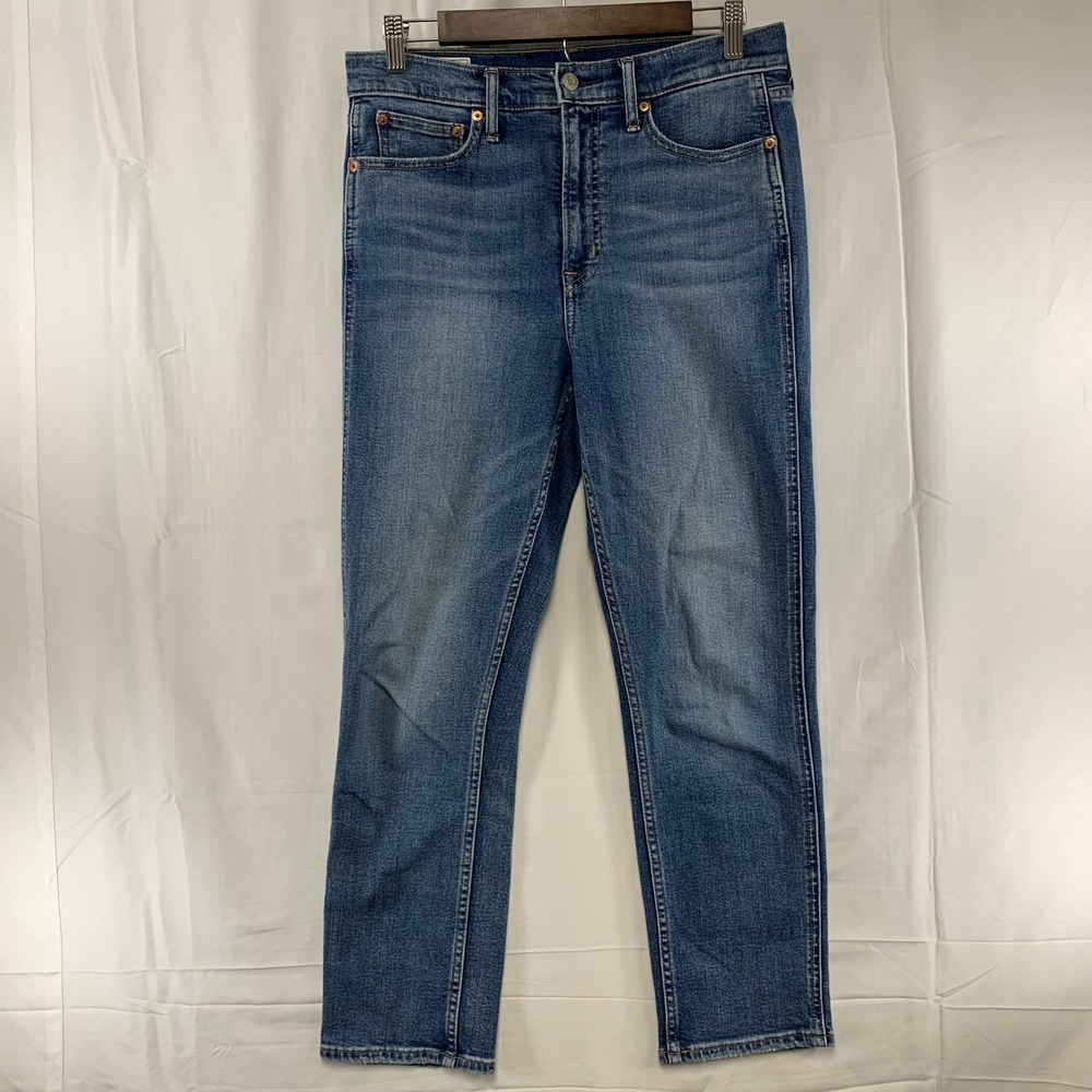 Gap Vintage Slim Jeans Womens 29/8R Blue High Rise Stretch Denim